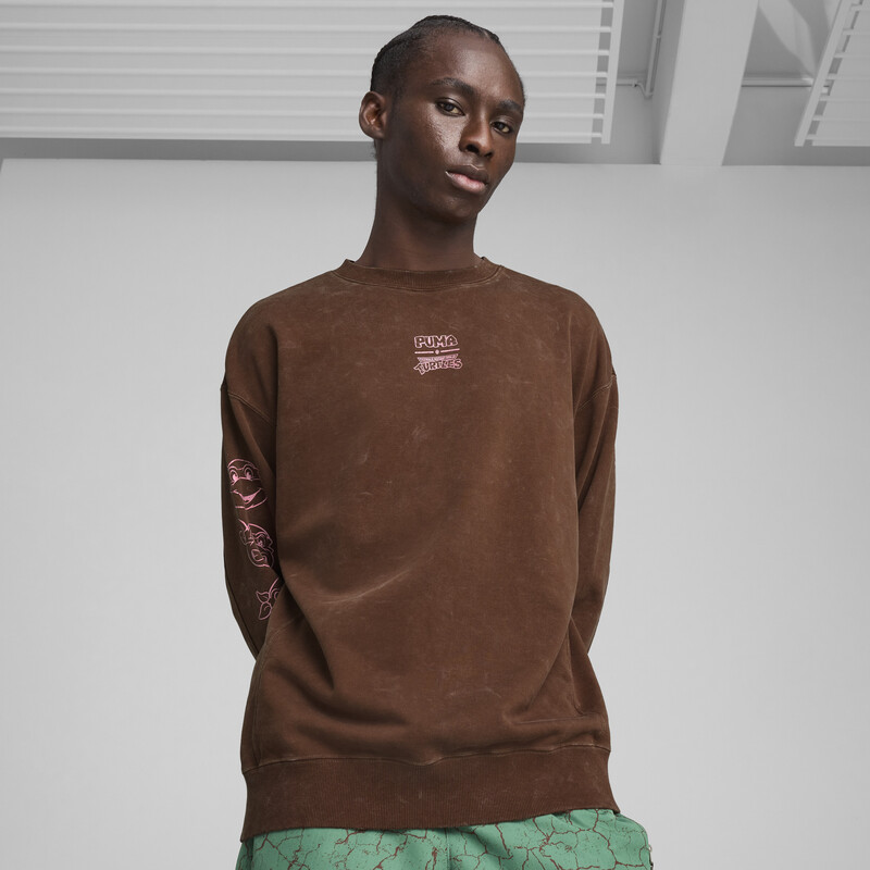 

Men's PUMA X TEENAGE MUTANT NINJA TURTLES Relaxed Fit Graphic Crew-Neck Sweatshirt