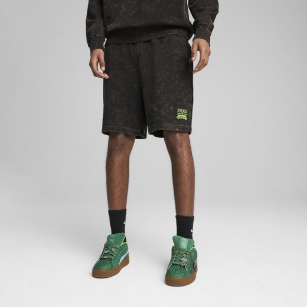 PUMA x TEENAGE MUTANT NINJA TURTLES Relaxed Shorts 7" Men, PUMA Black, large-MEX