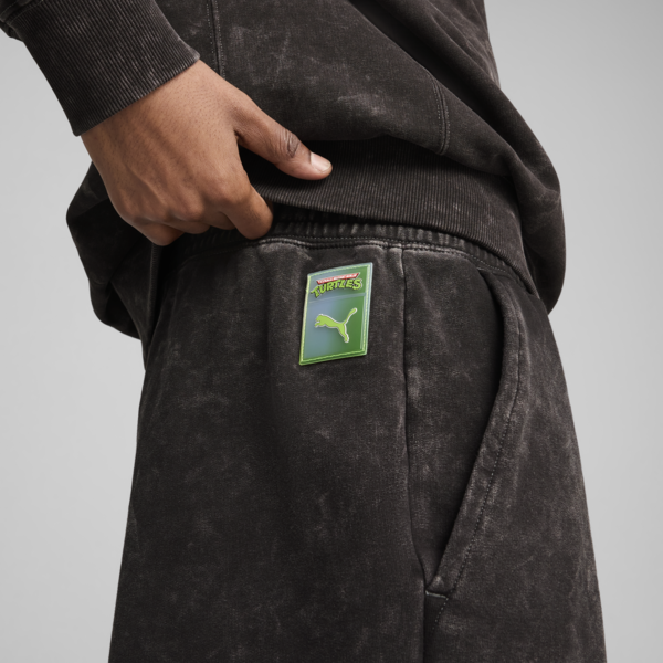 PUMA x TEENAGE MUTANT NINJA TURTLES Relaxed Shorts 7" Men, PUMA Black, large-MEX