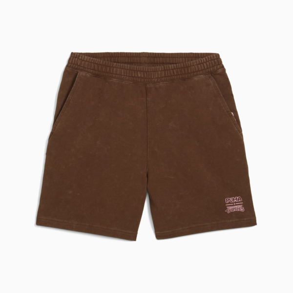 Shorts PUMA x TORTUGAS NINJA para hombre, Chocotart, large-MEX