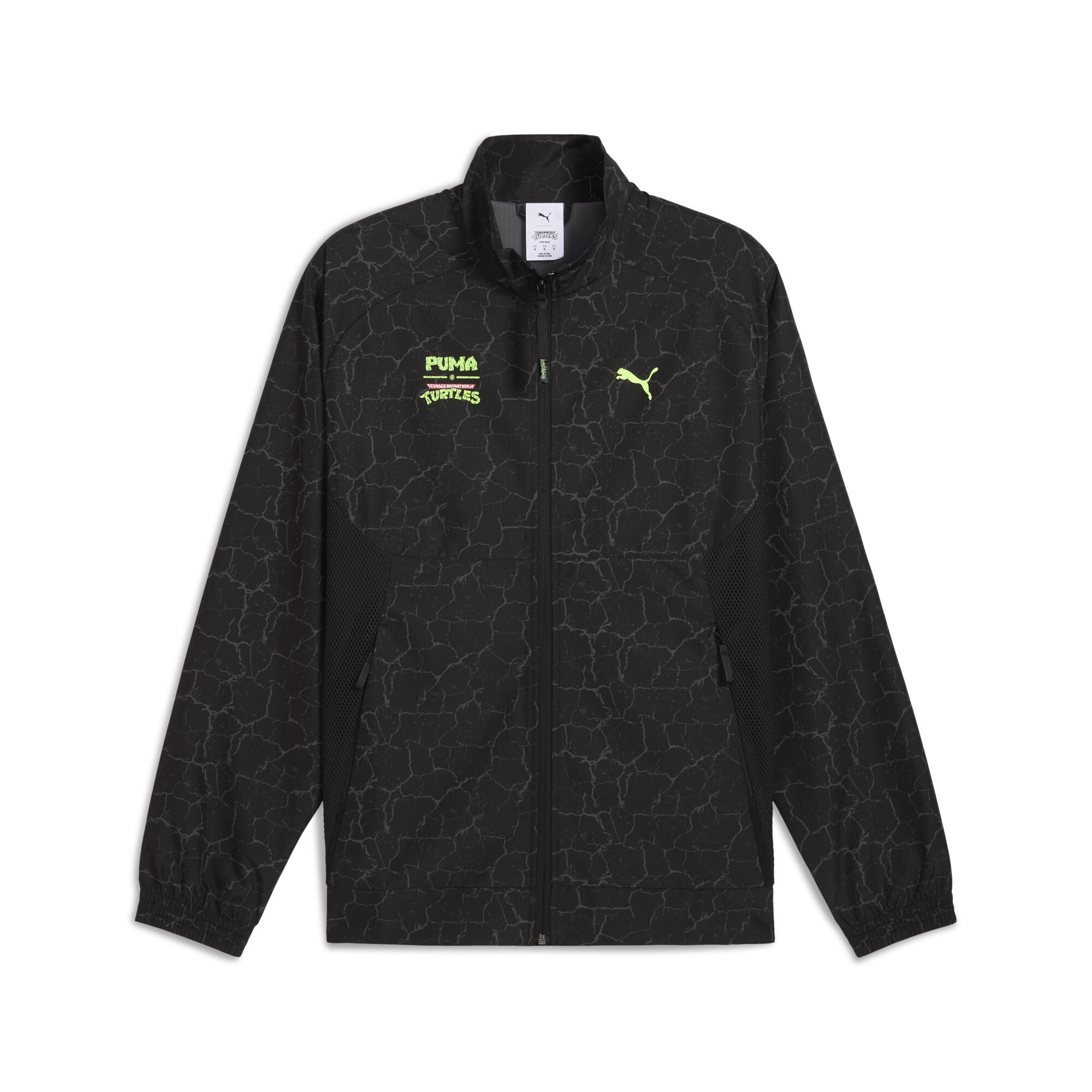 Puma x TMNT PumaTECH Relaxed Trainingsjacke Herren | Mit Other Pattern | Black | Größe: XXL