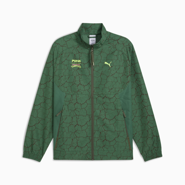 PUMA HOOPS x TMNT PUMATECH Relaxed Track Jacket Men, Vine, large-MEX