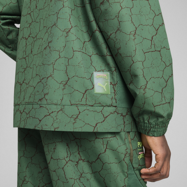 PUMA HOOPS x TMNT PUMATECH Relaxed Track Jacket Men, Vine, large-MEX
