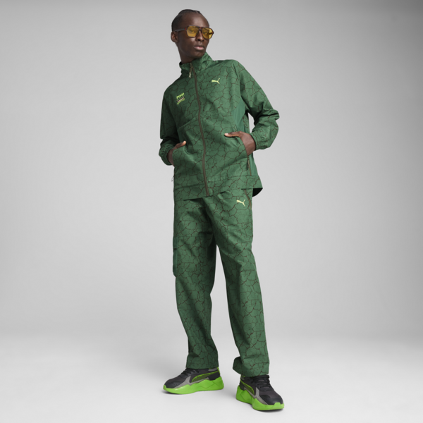 PUMA HOOPS x TMNT PUMATECH Relaxed Track Jacket Men, Vine, large-MEX