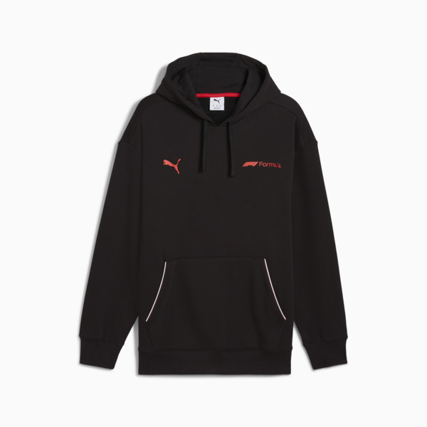 F1® ESS+ Graphic Hoodie Men, PUMA Black, large-ZAF