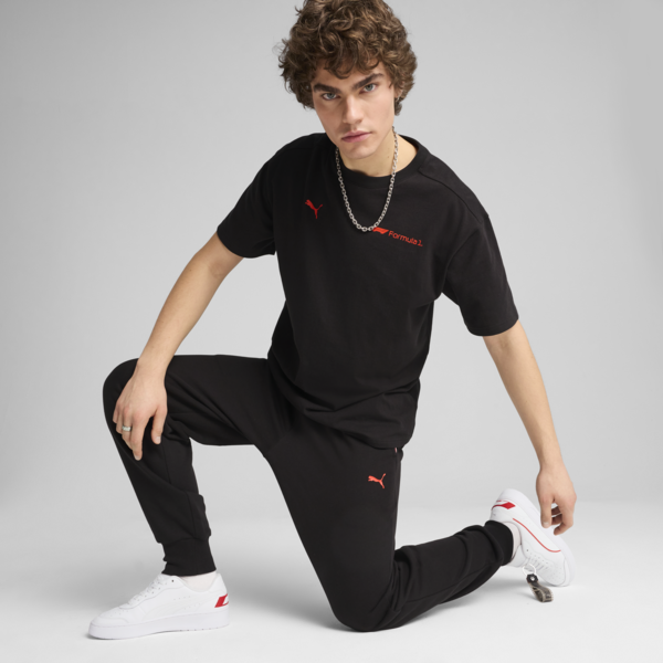 Remera holgada F1® Essentials+ para hombre, PUMA Black, large-ARG