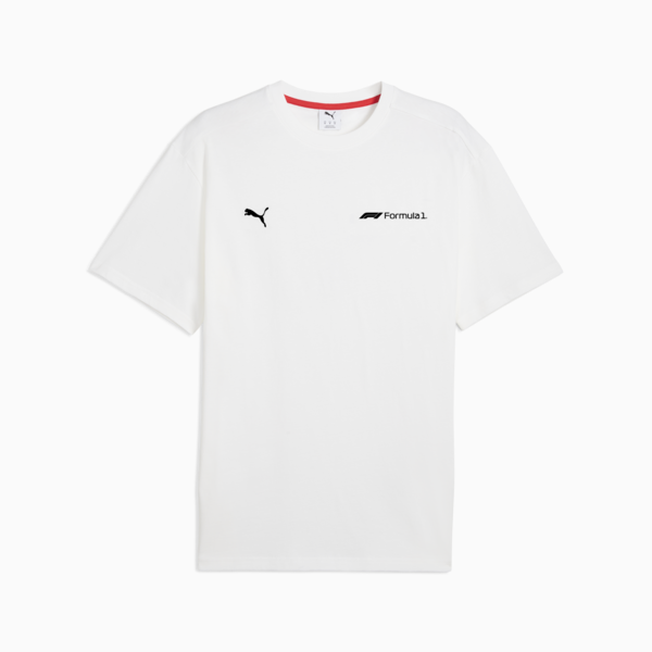 F1® ESS+ Relaxed Graphic Tee Men, PUMA White, large-MEX