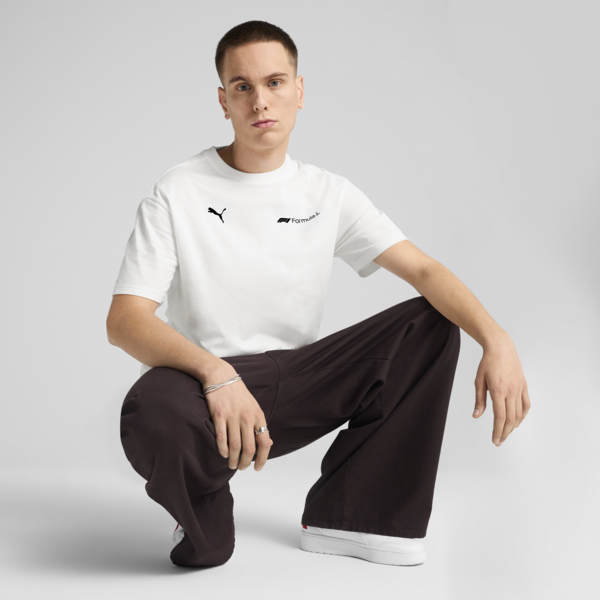 F1® ESS+ Relaxed Graphic Tee Men, PUMA White, large-ZAF