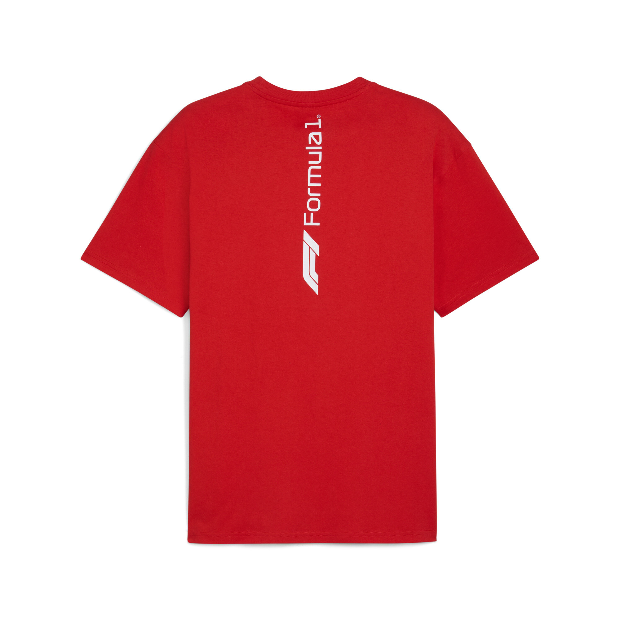 F1® ESS+ Relaxed T-shirt met print voor Heren, Rood, Maat XL | PUMA