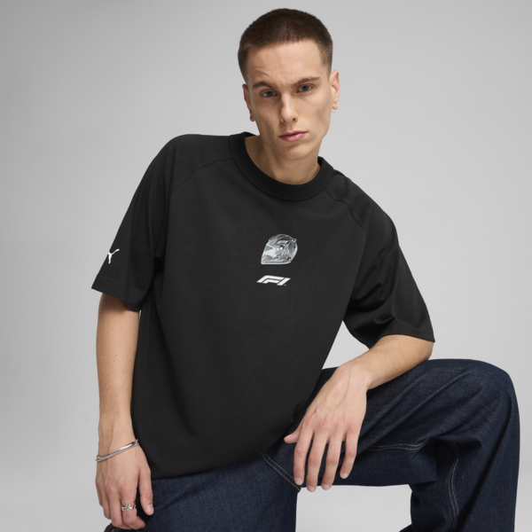 F1® Graphic Raglan Tee Men, PUMA Black, large-ZAF