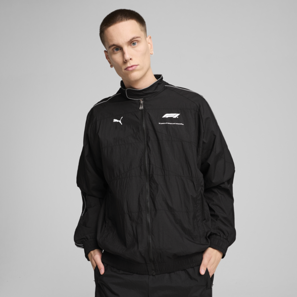 F1 T7 Oversized Track Jacket Men, PUMA Black, large-MEX