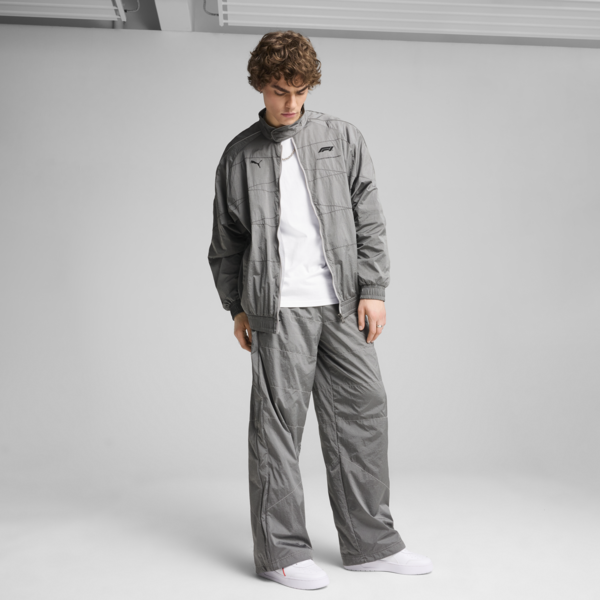 F1® T7 Oversized Track Jacket Men, Team Silver, large-ZAF