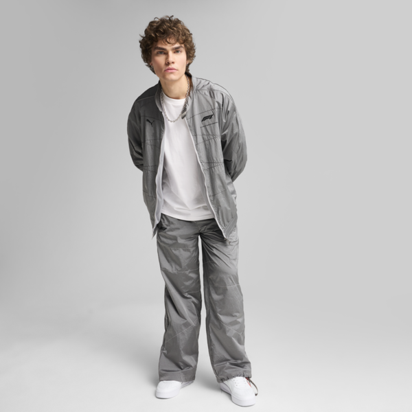 F1® T7 Oversized Track Pants Men, Team Silver, large-ZAF