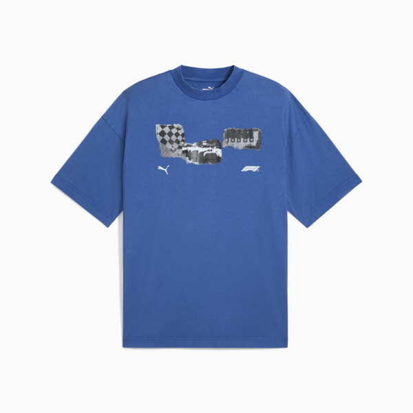 Remera estampada F1® para hombre, Vivid Blue, large-ARG