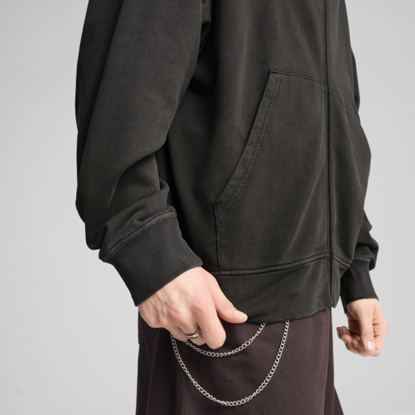 F1 Graphic Fullzip Hoodie Men, PUMA Black, large-MEX