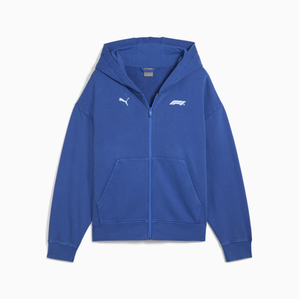 F1® Graphic Fullzip Hoodie Men, Vivid Blue, large-ZAF