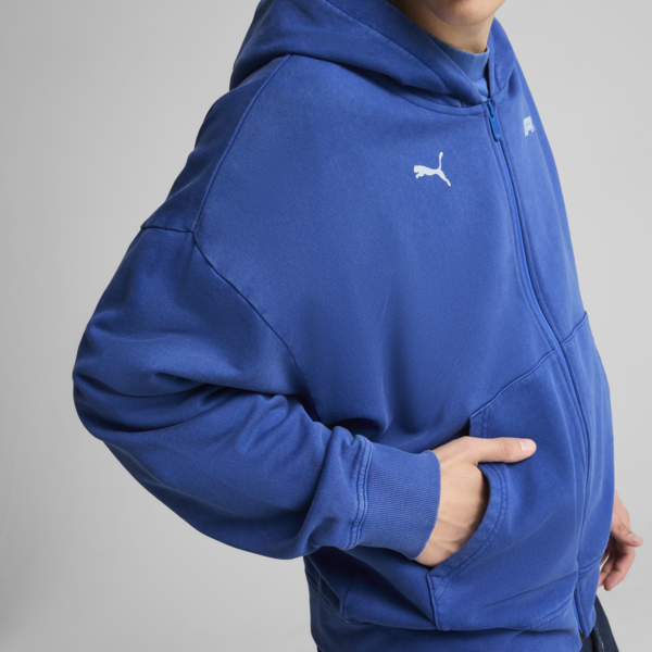 F1® Graphic Fullzip Hoodie Men, Vivid Blue, large-ZAF