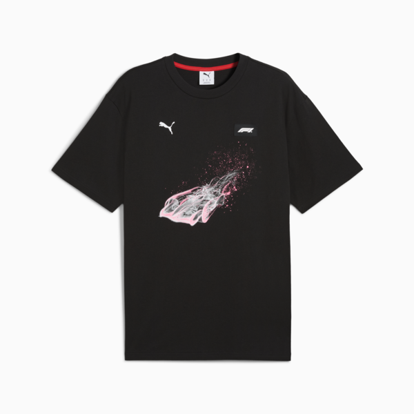 F1® Color Splash Graphic Tee Men, PUMA Black, large-ZAF