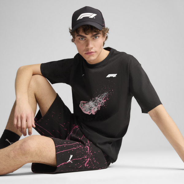 F1® Color Splash Graphic Tee Men, PUMA Black, large-ZAF