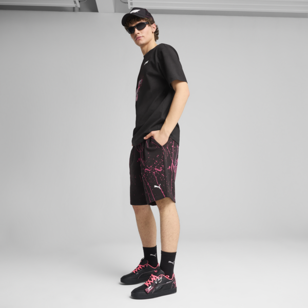 F1® Color Splash Graphic Tee Men, PUMA Black, large-MEX