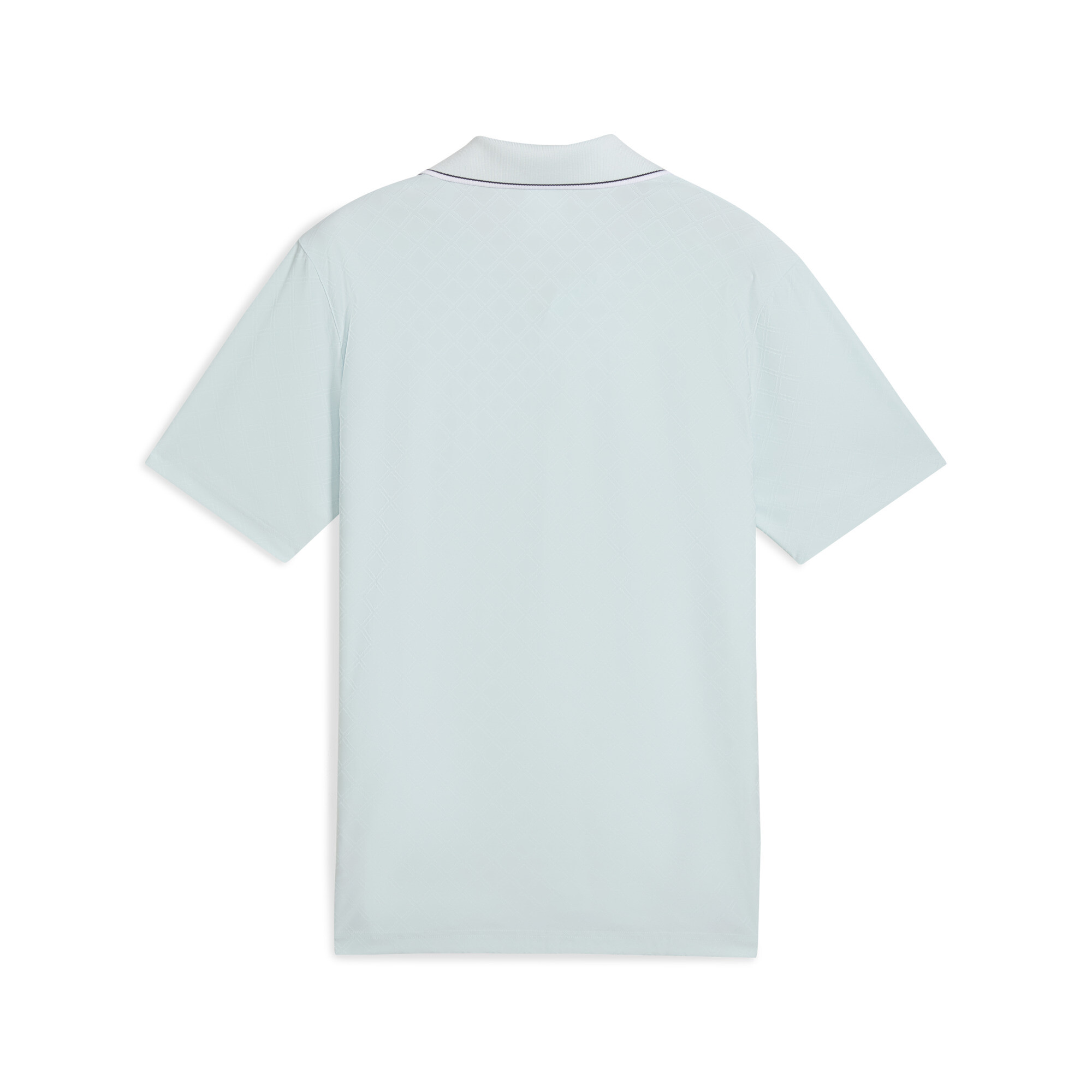 PUMA x ARNOLD PALMER Jacquard golfpolo met streepdetail voor Heren, Blauw, Maat M
