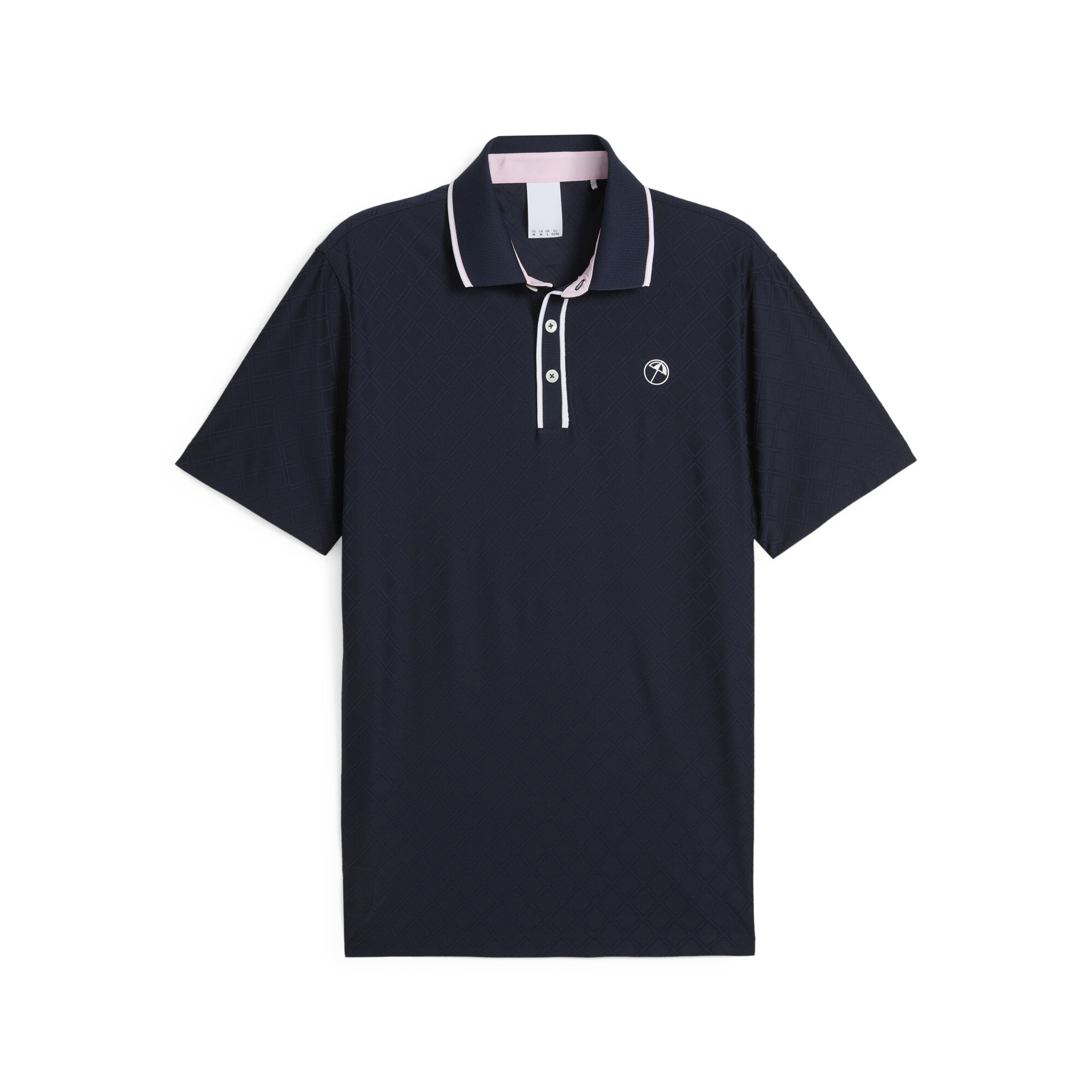 PUMA x ARNOLD PALMER Jacquard golfpolo met streepdetail voor Heren, Blauw, Maat S thumbnail 3