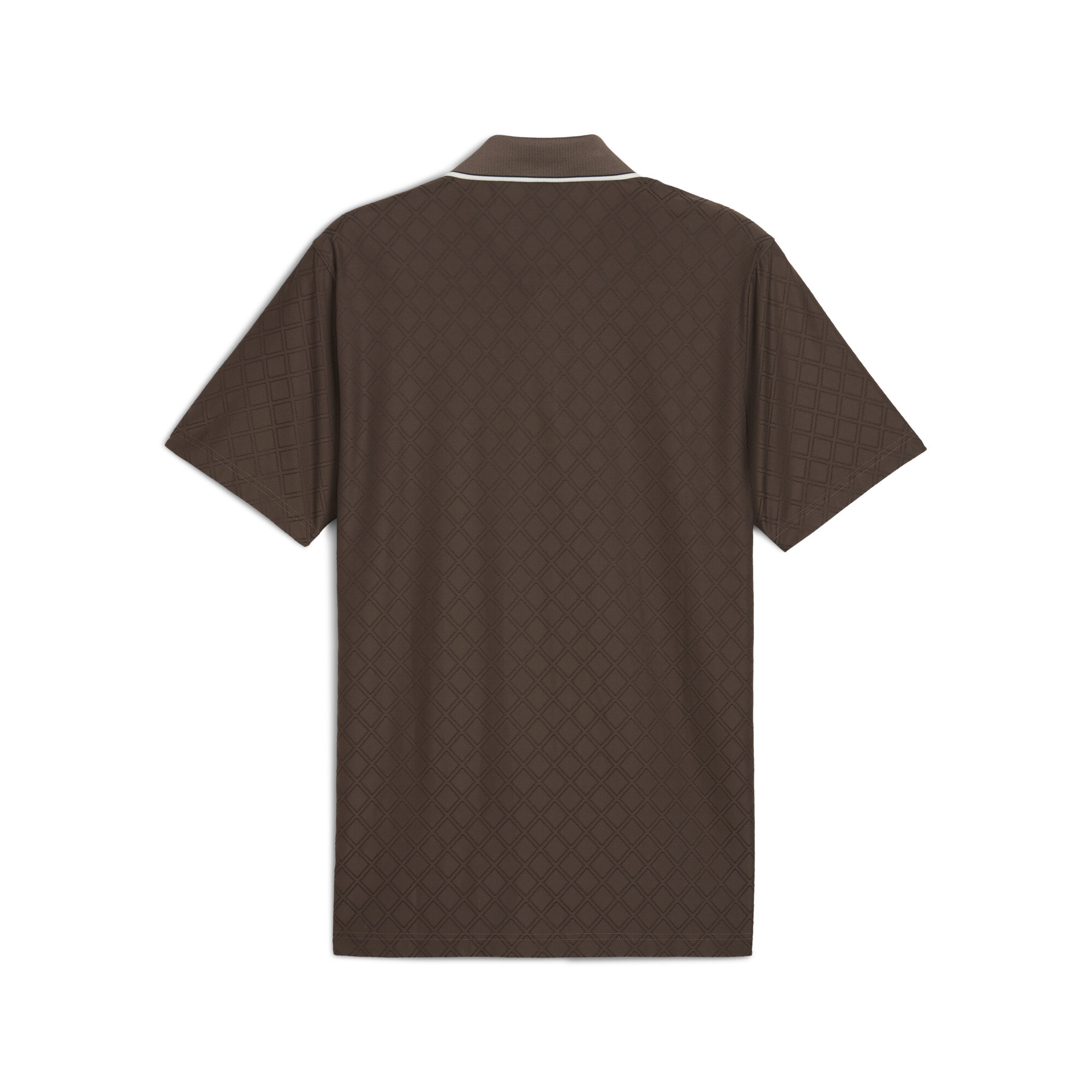 PUMA x ARNOLD PALMER Jacquard golfpolo met streepdetail voor Heren, Brons, Maat 4XL thumbnail 2
