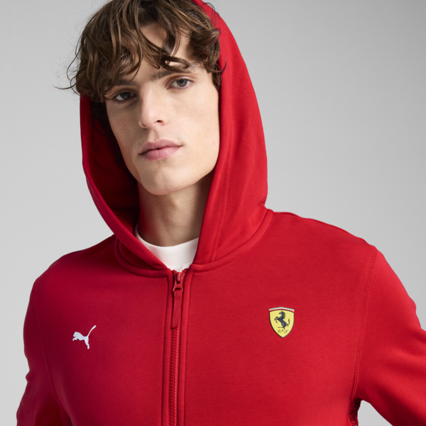 Scuderia Ferrari HP Race Sweatjacket Men, Rosso Corsa, large-MEX
