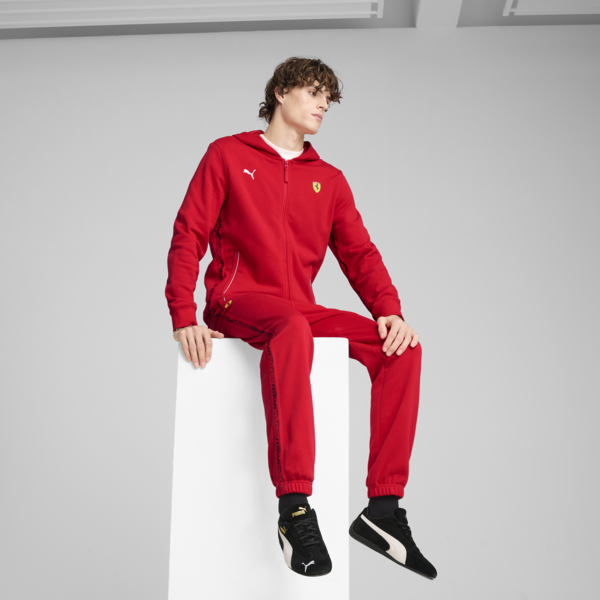 Scuderia Ferrari HP Race Sweatjacket Men, Rosso Corsa, large-MEX