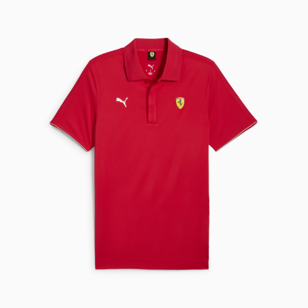 Scuderia Ferrari HP Race Cloudspun Polo Men, Rosso Corsa, large-ZAF