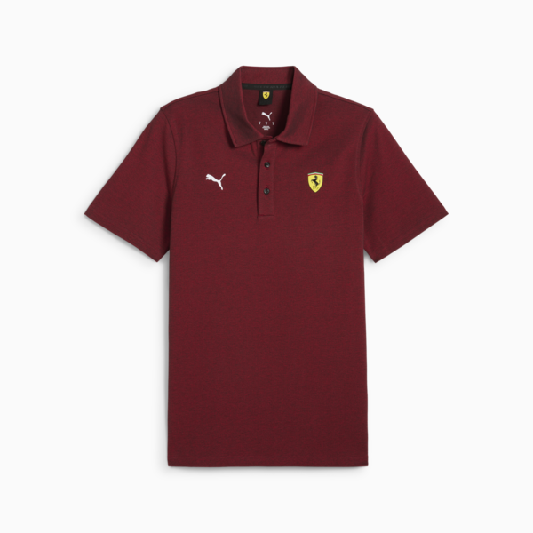 Playera polo Scuderia Ferrari HP Race 2 Tone para hombre, Rosso Corsa, large-MEX