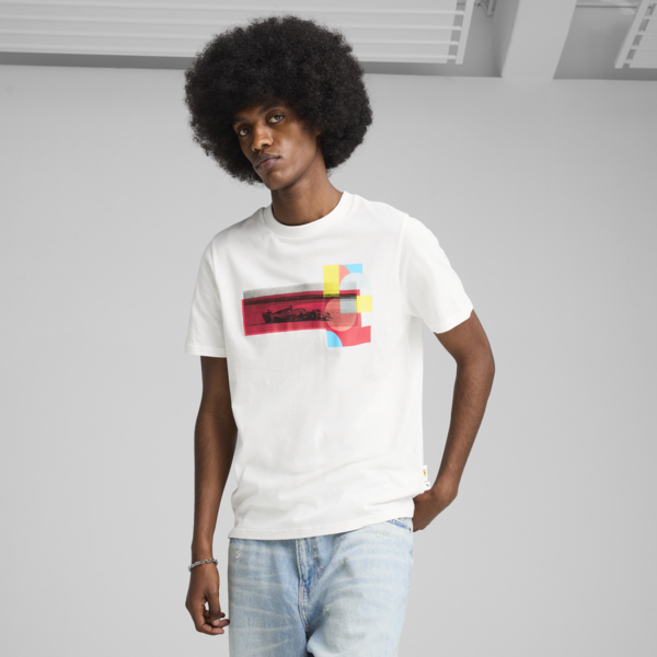 Remera Scuderia Ferrari Race 1 para hombre, PUMA White, large-ARG