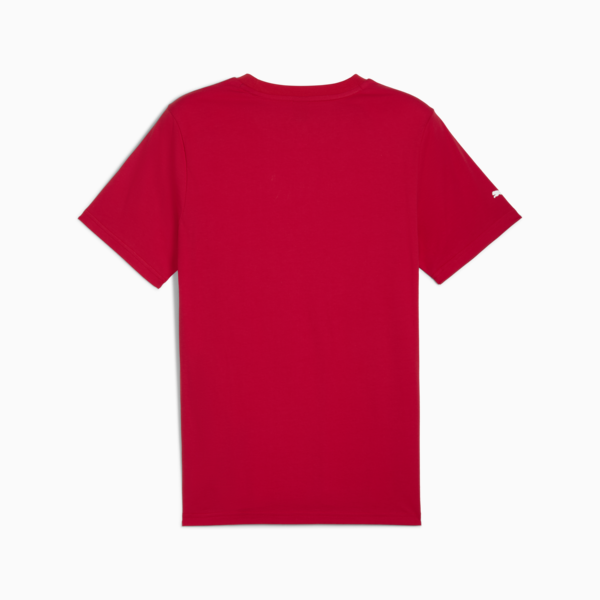 Scuderia Ferrari HP Race Tonal Big Shield Tee Men, Rosso Corsa, large-ZAF