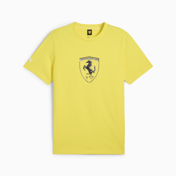 Playera Scuderia Ferrari Race Tonal Big Shield para hombre, Speed Yellow, large-MEX