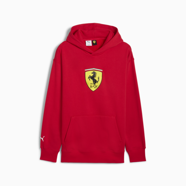 Sudadera Scuderia Ferrari Race Big Shield para hombre, Rosso Corsa, large-MEX