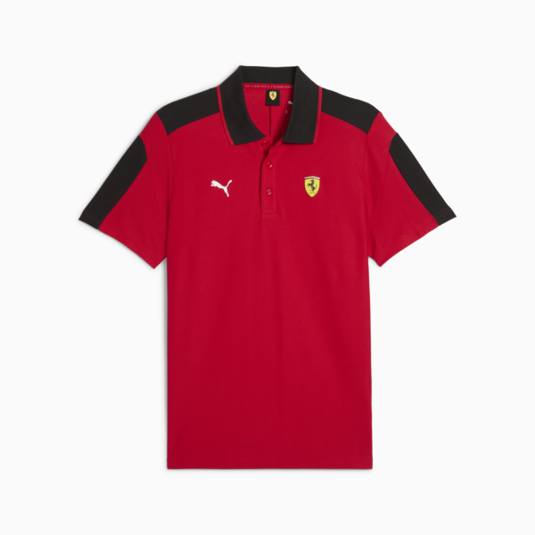 Scuderia Ferrari HP Race MT7 Polo Men, Rosso Corsa, large-ZAF