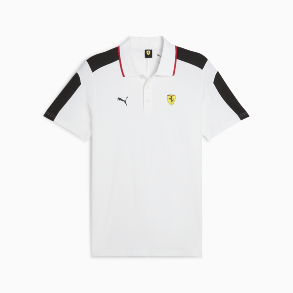 Playera polo Scuderia Ferrari HP Race MT7 para hombre, PUMA White, large-MEX