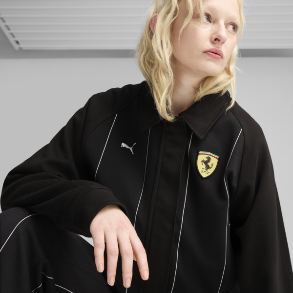 Chamarra Scuderia Ferrari Race para mujer, PUMA Black, large-MEX