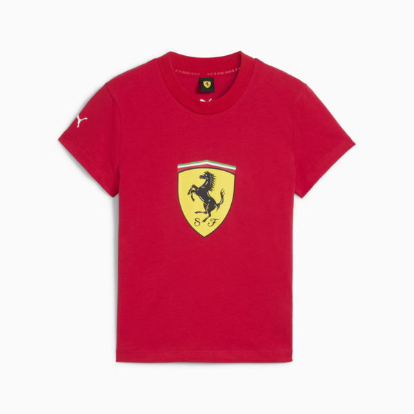 Playera Scuderia Ferrari HP Race Big Shield para mujer, Rosso Corsa, large-MEX