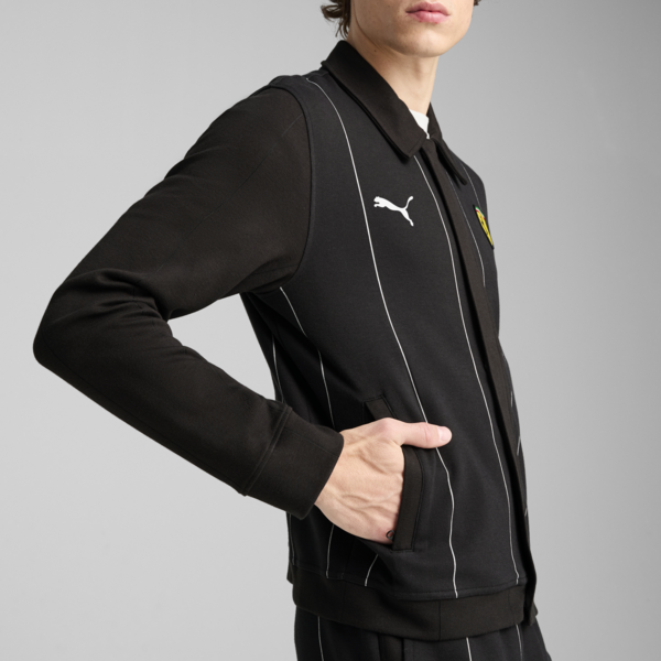 Scuderia Ferrari Race Premium Jacket Men, PUMA Black, large-MEX