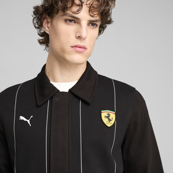 Scuderia Ferrari Race Premium Jacket Men, PUMA Black, large-MEX
