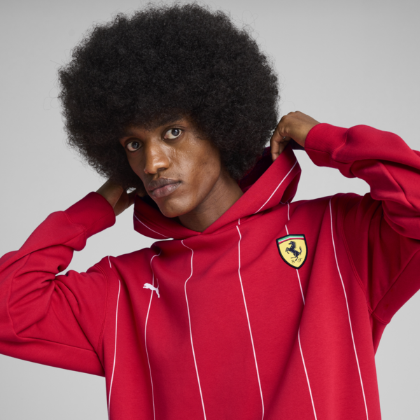 Scuderia Ferrari HP Race Premium Hoodie Men, Rosso Corsa, large-ZAF