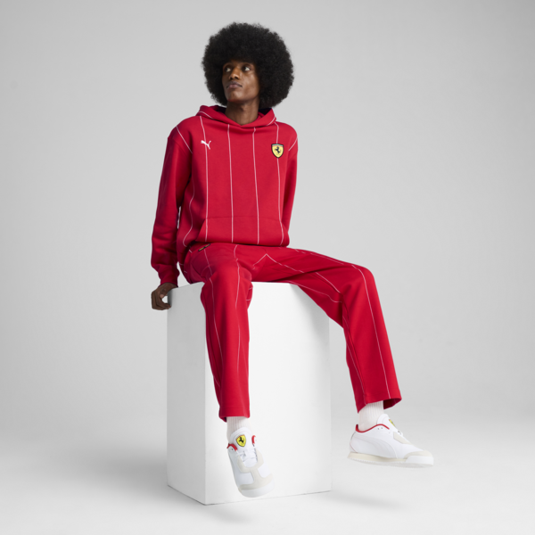 Sudadera polo de la Scuderia Ferrari Race Premium para hombre, Rosso Corsa, large-MEX