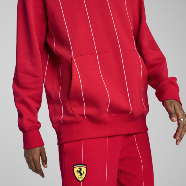 Sudadera polo de la Scuderia Ferrari Race Premium para hombre, Rosso Corsa, large-MEX