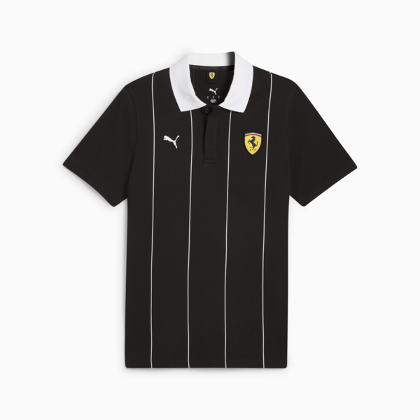 Scuderia Ferrari HP Race Premium Polo Men, PUMA Black, large-ZAF