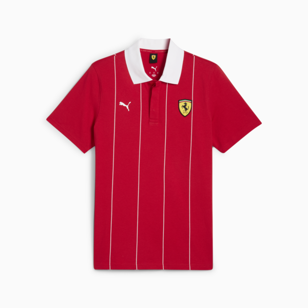 Scuderia Ferrari HP Race Premium Polo Men, Rosso Corsa, large-ZAF