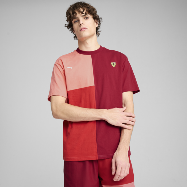 Scuderia Ferrari HP Race Lifestyle Tee Men, Rosso Corsa, large-ZAF