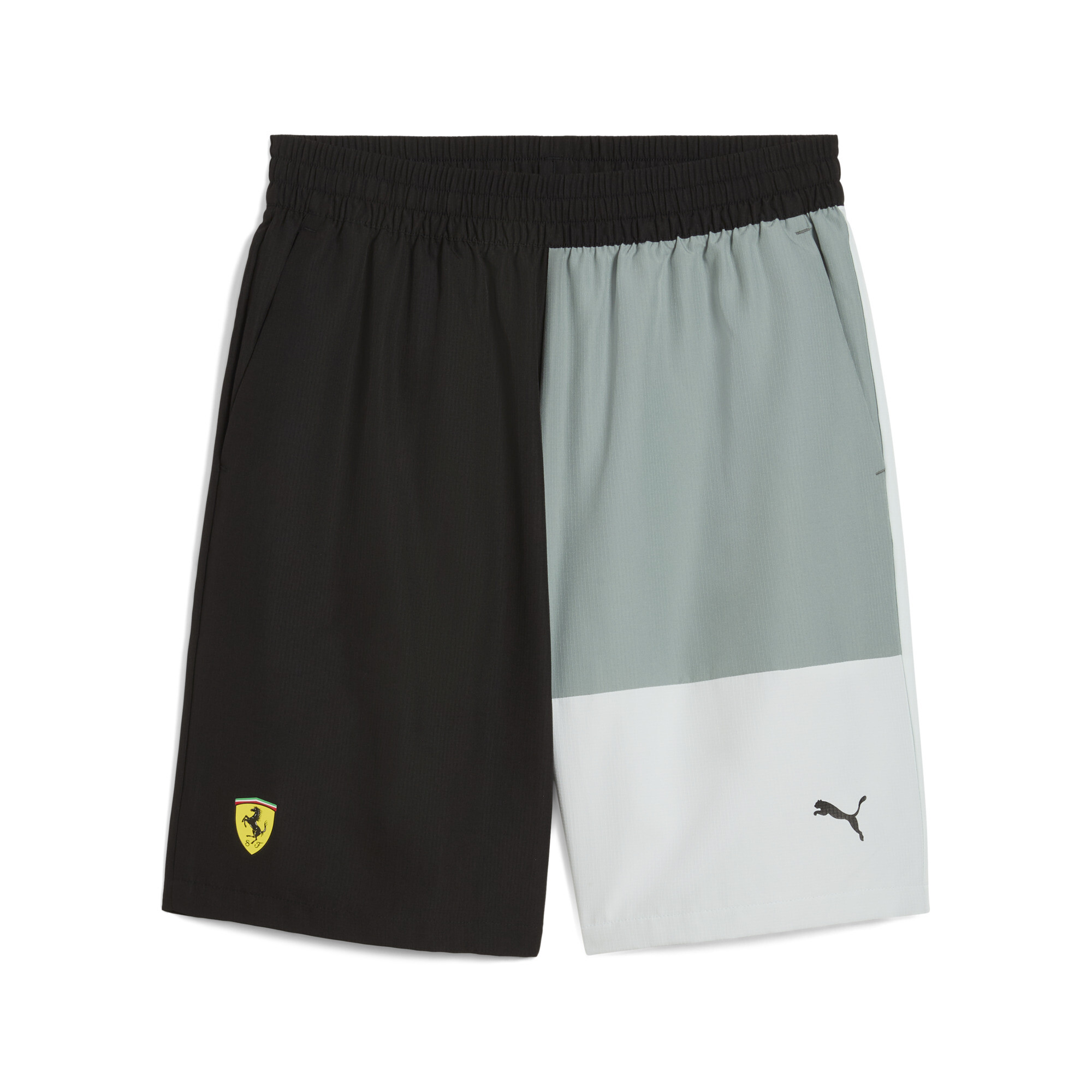 Puma Scuderia Ferrari HP Race Lifestyle Shorts Herren | Mit Color Blocking | Green Moon | Größe: XXL