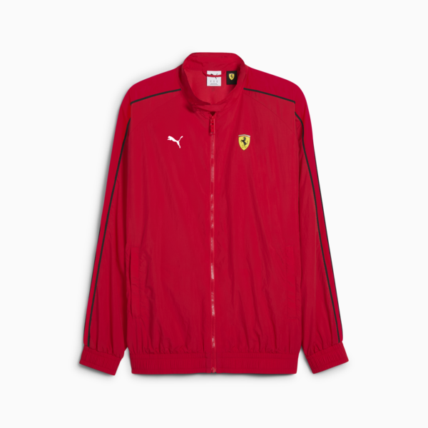 Scuderia Ferrari HP Race T7 Oversized Jacket Men, Rosso Corsa, large-ZAF