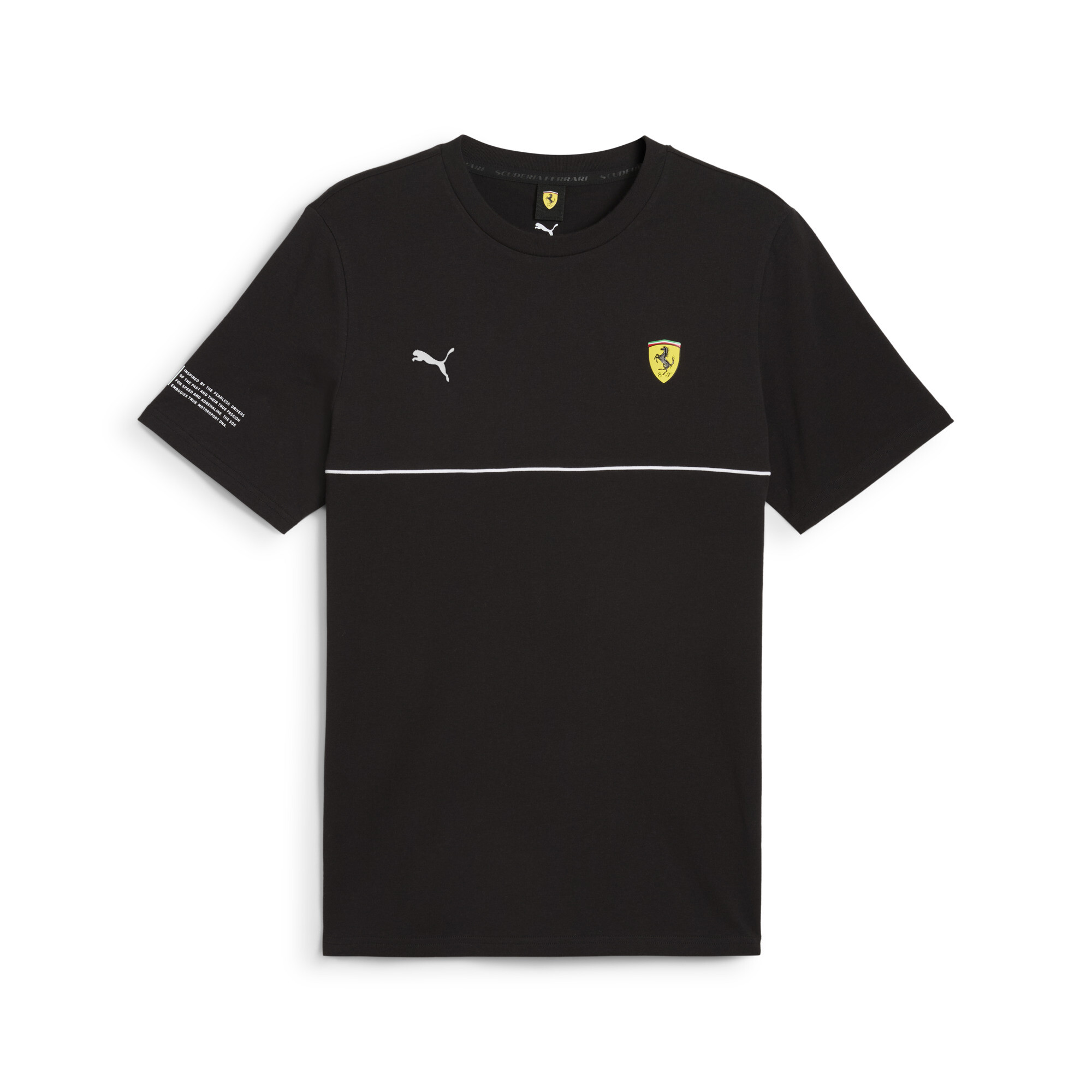 PUMA Scuderia Ferrari HP Race SDS T-shirt voor Heren, Zwart, Maat L thumbnail 3